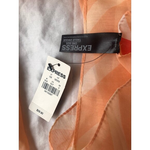 Express stripe print scarf OS - Picture 5 of 6